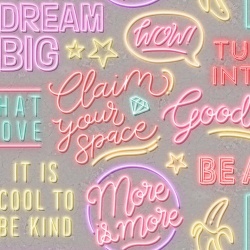 Fototapet, Neon Vibes, Concrete, Rebel Walls - Img 2