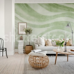 Fototapet, Ocean Lines, Green, Rebel Walls