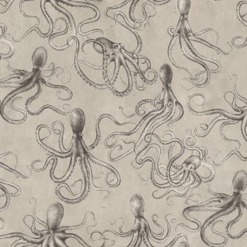 Fototapet, Octopus, Beige, Rebel Walls - Img 2