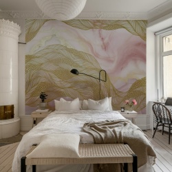 Fototapet, Opulence Flow, Pink Marble, Rebel Walls
