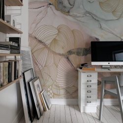 Fototapet, Opulence, Pink Marble, Rebel Walls - Img 4