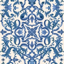 Fototapet Ornate Azul - personalizat, VLAdiLA - Img 4
