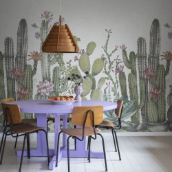 Fototapet, Playfull Cactus, Ivory, Rebel Walls