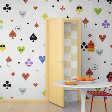 Fototapet, Poker Face, Rainbow, Rebel Walls - Img 3