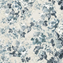Fototapet, Roses, Blue, Rebel Walls - Img 2