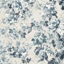 Fototapet, Roses, Blue, Rebel Walls - Img 2