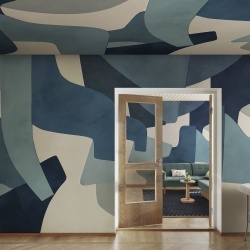 Fototapet, Serene Layers, Blue, Rebel Walls - Img 3