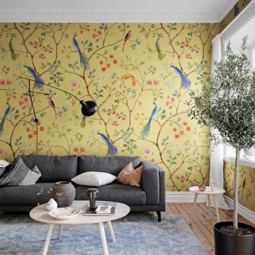 Fototapet, Songbirds, Saffron, Rebel Walls - Img 3