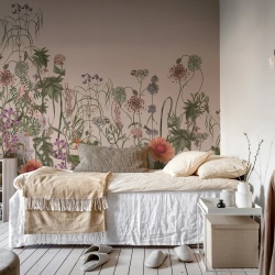 Fototapet, Springmeadow, Pink, Rebel Walls
