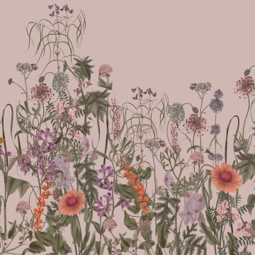 Fototapet, Springmeadow, Pink, Rebel Walls - Img 2
