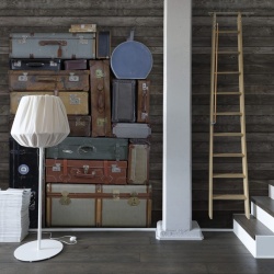 Fototapet, Stacked Suitcases, Pile, repetitiv, Rebel Walls - Img 6