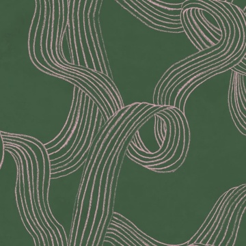 Fototapet, Stripes Repeatable, Green, Rebel Walls - Img 2