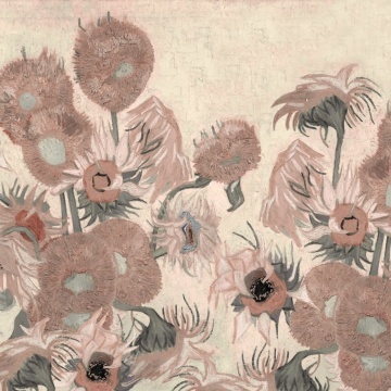 Fototapet, Sunflowers Repeatable, Soft, Rebel Walls - Img 2