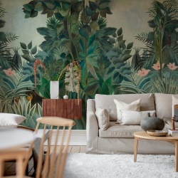 Fototapet, The Equatorial Jungle by Rousseau, Rebel Walls
