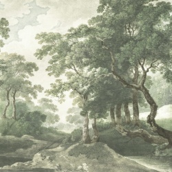 Fototapet, The Vintage Grove, Spring Green, Rebel Walls - Img 2