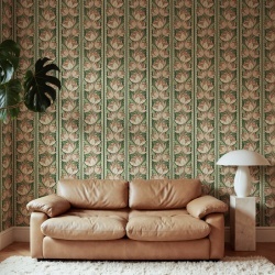 Fototapet, Tulip Stripes, Pink, Rebel Walls