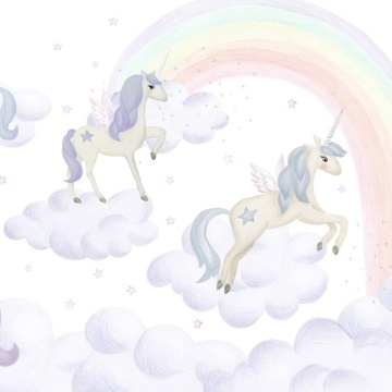 Fototapet, Unicorn Sky, Lilac, Rebel Walls - Img 2