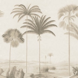 Fototapet, Vintage Palms, Beige, Rebel Walls - Img 2