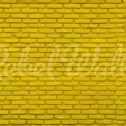 Fototapet, Wall of Bricks, Yellow, Rebel Walls - Img 2