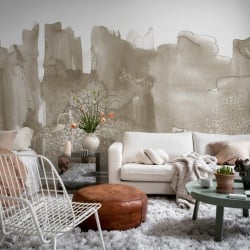 Fototapet, Watercolor City, Beige, Rebel Walls - Img 3