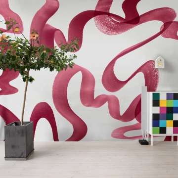 Fototapet, Waves, Magenta, Rebel Walls - Img 3