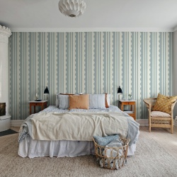 Fototapet, Wavy Stripe, Blue, Rebel Walls - Img 3