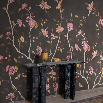 Fototapet, Whispering Petals, Black, Rebel Walls - Img 3