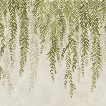 Fototapet, Whispers of Bamboo, Green, Rebel Walls - Img 2