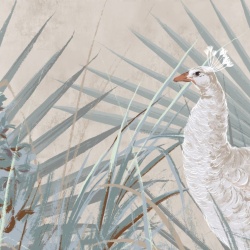 Fototapet, White Peacocks, Rebel Walls - Img 4