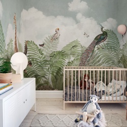 Fototapet, Wild Haven, Green, Rebel Walls