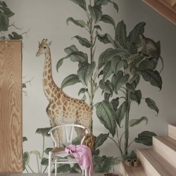 Fototapet, Wildlife Stroll, Yellow, Rebel Walls - Img 3