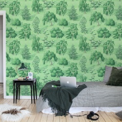 Fototapet, Yggdrasil Forest, Green, Rebel Walls - Img 3