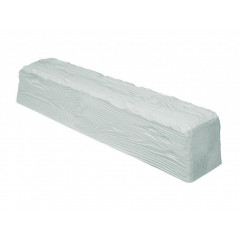 Grinda decorativa din poliuretan, alb, rustic, 17х19cm, EQ004W - Img 1