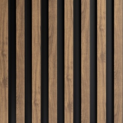 Panou riflaj decorativ 3D Vasco, Oak Craft, 11.7x2.1x270 cm - Img 3