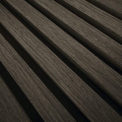Riflaj decorativ MDF, Walnut, fonoabsorbant, 28x2.1x270 cm - Img 3