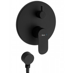 Sistem de dus incastrat Rea Hyper negru mat - Img 2