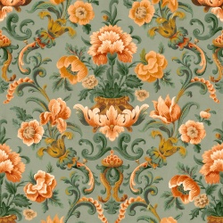 Tapet Aranjuez Damask, Sage, Coordonne, 5mp / rola - Img 2