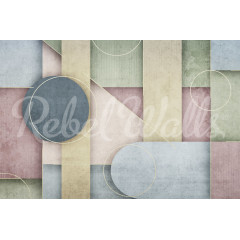 Tapet Arch Forms Pastel, Rebel Walls - Img 2
