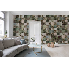 Tapet Birds of Paradise, Tiles, Rebel Walls - Img 1