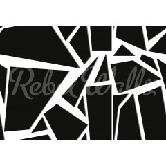 Tapet Bold Mosaic, Graphite, Rebel Walls - Img 2