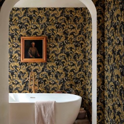 Tapet Byzantine Damask, Onyx, Coordonne, 5mp / rola - Img 1