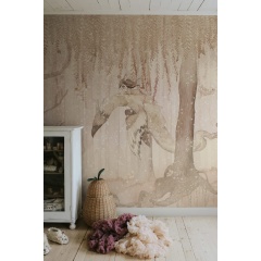 Tapet Dream Forest Girl, Sandy Pink, Rebel Walls - Img 3