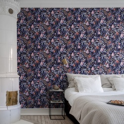 Tapet Fruit Garden, Lilac, Rebel Walls, 5 mp / rola