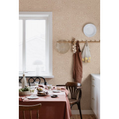 Tapet lavabil Caroline, Terracotta, Sandberg, 5.3mp / rola - Img 3