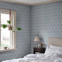 Tapet lavabil, Lilly, Light Blue, Sandberg, 5.3mp / rola