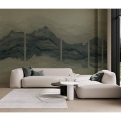 Tapet lavabil Torn, Emerald, Coordonne - Img 1