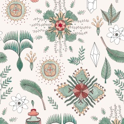 Tapet, Micro Cosmos, Verde, Coordonne, 5mp / rola