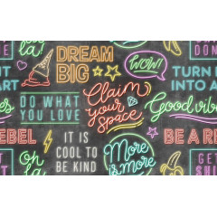 Tapet Neon Vibes, Graphite, Rebel Walls - Img 2