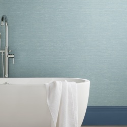 Tapet, Raffia, Seafoam Green Luxury Plain, 1838 Wallcoverings, 5.3mp / rola
