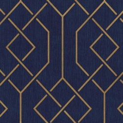 Tapet Trellis, Ultramarine, Coordonne, 5mp / rola - Img 2